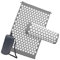 Popoti Body Pain Acupuncture Spike Yoga Mat with Massage Pillow/Mat Massage Relaxation Cushion Relieve Acupressure Mat CXR (Gray)