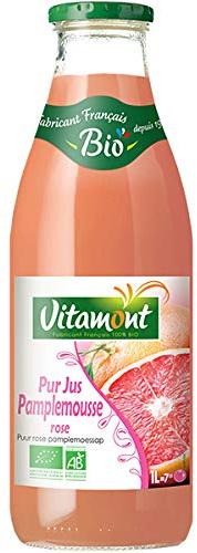 Vitamont - Pur Jus Pamplemousses Roses Bio 1L - Unité