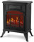 NETTA Stove Heater Electric Fireplace With Fire Flame Effect, Freestanding Portable Electric Log Wood Burner Effect - 1900W