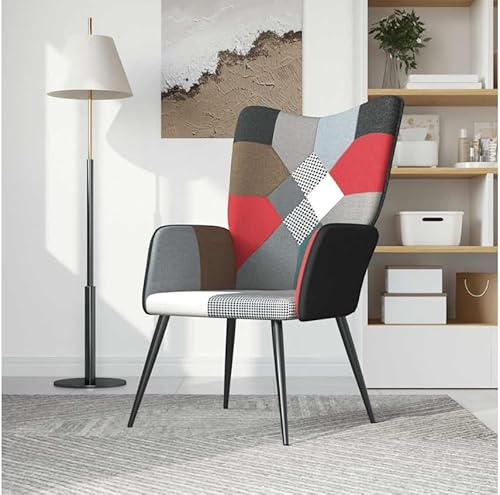 Poltrona Relax In Tessuto con Design a Toppe Patchwork Viken Nordik