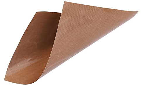 Foglio di Carta Antiaderente in PTFE - Panno per Alte Temperature per Pressa a Caldo - Materiale in Fibra di Vetro Durevole - 39,4 X 39,4 Pollici - Perfetto per Progetti Creativi E Fai-da-Te(0,08)