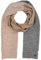 FRAAS Schal für Damen und Herren - 40 x 180 cm - gestreifter Strickschal - Strick-Stola warm und weich - für die kalte Jahreszeit - Sustainability Edition Camel