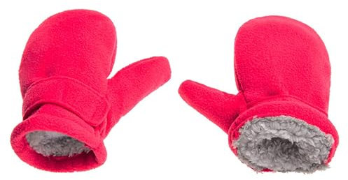 Fleece-Fäustlinge für Kinder, warme Winterhandschuhe, dickes Futter, winddicht, Ski-Fäustlinge für Kinder, Outdoor-Aktivitäten