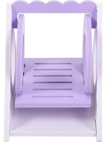 Levemolo Balançoire pour Hamster Et Écureuil en Plastique PVC, Jouet Créatif De 15 Cm, Aire De Jeux pour Cage, Accessoire Favorisant L’activité Physique des Petits Animaux