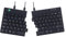 R-Go Split Keyboard, design ergonomico con tastiera divisa e indicatore di pausa integrato, layout QWERTY (UK), cablato USB, nero
