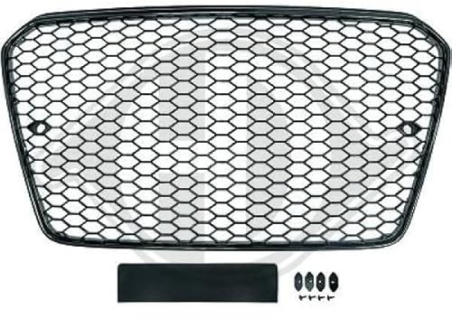 DIEDERICHS 1045341 Kühlergitter schwarz glänzend Kompatibel mit AUDI A5 Sportback 8TA A5 Coupe 8T3 A5 Cabrio 8F7