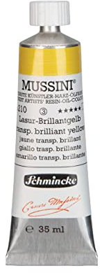 Schmincke MUSSINI® - feinste Künstler-Harz-Ölfarben, Lasur-Brillantgelb - 35 ml