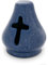 Lanterne funéraire 14 x 16 cm, bleu-granit
