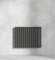 600 x 767mm Bathroom Radiator Anthracite Horizontal Column Radiators Oval Panel Bathroom Designer Single