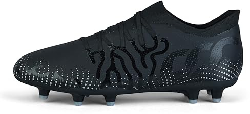 Canterbury mäns Speed Infinite Pro Firm Ground rugbystövlar, Svart silver metallisk, 46 EU