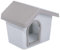 Hunde- und Katzenhaus Hundehütte aus Kunststoff 53 x 45 x 47 cm Beige-Grau