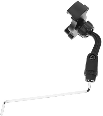 HEMOTON Saxophon Halterung Clip 7.09 Zoll Notenständer Für Altsaxophon Mit Telefonhalterung Musikständer Zubehör Für Märsche Und Übung