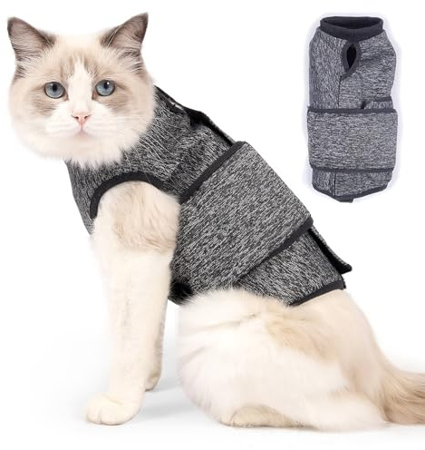 Pet Anxiety Jacket, Occupiedpet,Calming Vest with Adjustable Hook and Loop
