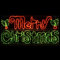 Festive Merry Christmas Mains Voltage Rope Light Sign for Indoor/Outdoor Use