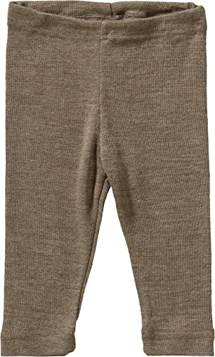 Engel, Baby Leggings, 70% Organic Wool, 30% Silk (3-7 Months (Height 23-27) (EU 62/68)) Walnut