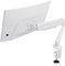 Suptek Single Monitor Arm Gas Spring, Monitor Arm Desk Mount for 17-27 Monitors up to 6kg, Tool Free Height Adjustable Screen Arm with Tilt Swivel Rotation, VESA 75/100mm, C-clamp/Grommet Options