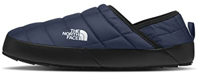 The North Face Men's Thermoball Traction Mule V Winter Shoe - Insulated & Water Repellent, Rubber Outsole, Summit Navy/TNF White, 8