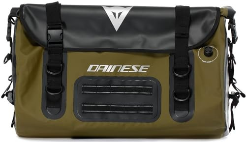 Dainese - Utforska, Grönt, 60 L, Resväska, PVC, vattentät, motorcykel resväska