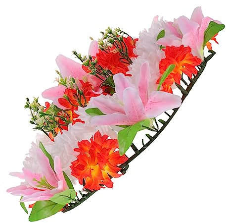 HAMPPLIES Funebre Artificiale Sacrificiale Decorazione Per Cimitero e Commemorazioni Lillà Per Funerali e Onoranze Funebri