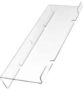 FONDOTIN Soporte Acrílico para Teclado Ergonómico Inclinado Elevador Estable para Ordenador Accesorio de Escritorio Práctico para Oficina