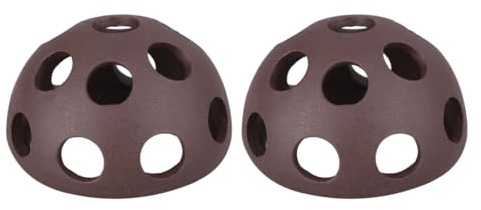 TEHAUX Nid de Reproduction Hémisphérique en Argile Céramique pour Crevettes et Poissons, Sûr pour Élevage, Stable et Résistant, Lot de 2 pour Décoration Aquarium sous-Marine