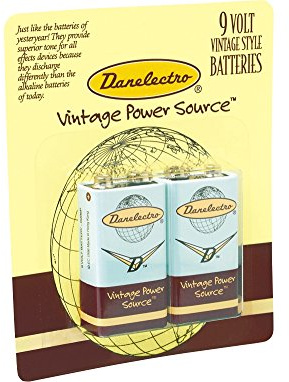 Danelectro 2D9V 9V Batteries (2 Pack)