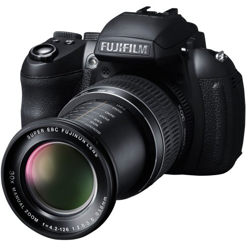 Fujifilm FINEPIX HS30, Fotocamera Digitale 16 MP, Sensore CMOS EXR, Zoom 30x 24-720 mm, Stabilizzatore Meccanico, Batteria al Litio