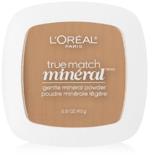 L’Oréal Paris True Match Mineral Pressed Powder, Sand Beige, 0.31 Ounce