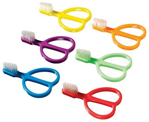 Plak Smacker Infant Stage 2 Toothbrushes, 6 Pack, Battery Powered, Soft