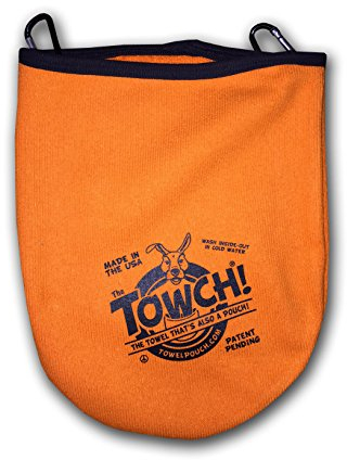 Towch® Disc Golf-Handtuchtasche, 3 bis 5 Disc-Tasche, in 11 Farben erhältlich, Orange