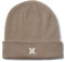 Hurley Herren M Icon Cuff Beanie Baseballkappe, Khaki, Einheitsgröße