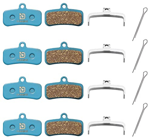 Dymoece 4 Paar Fahrrad Bremsbeläge für Shimano D03S D02S Saint BR-M810 BR-M820 Deore XT BR-M8020 BR-M8120 ZEE BR-M640 XTR BR-M9120 Tektro HD E725 M735 M745 M750 TRP SL
