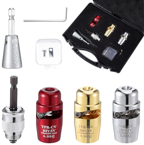 Faankiton Herramientas para Pelar y Retorcer Cables, Pelacables Rápido Taladro Eléctrico, Juego de Pelacables Eléctricos, Herramienta de Pelado de Cables Ajustable para Taladro Eléctrico Manual