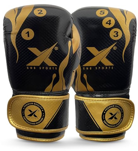 Xn8 Sports Kids Boxing Gloves 4oz & 6oz – Training & Sparring Gloves for Punch Bag, Kickboxing, Muay Thai & MMA – Boys & Girls Junior Punching Gloves with Multi-Layer Padding