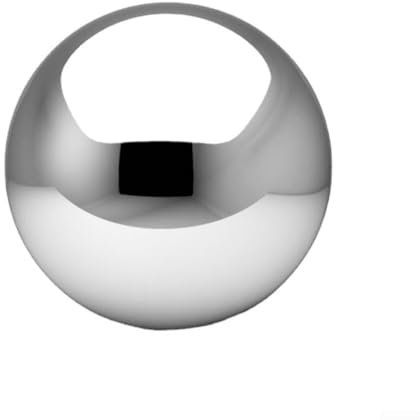 Eawfgtuw Boule creuse décorative parfaite pour tout arrière-cour ou piscine, boules miroir en acier inoxydable, décorations de jardin, boules en acier réfléchissantes pour décorations