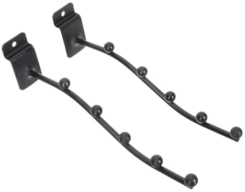 Alipis Gancho para Flauta de Hierro Compacto Ranuras para Colgar Soporte Creativo para Instrumentos de Viento Accesorio Práctico para Flautistas Adecuado para Almacenamiento y