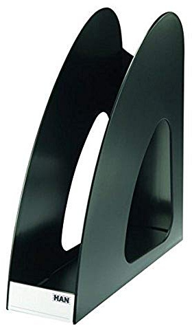 Han Twin 76 x 26 x 239mm C4 Size Magazine File - Black