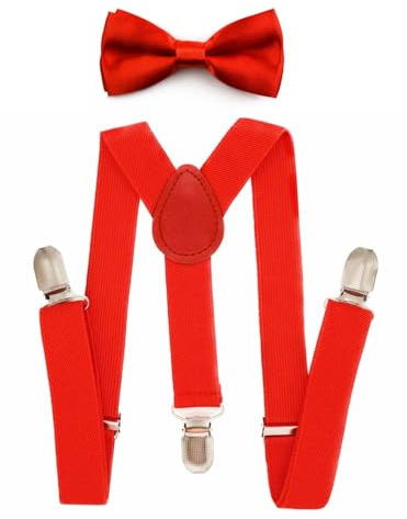 PlayCool Child Kids Suspenders - Suspender ajustable con clip en Y de 1 pulgada para niños y niñas, talla única