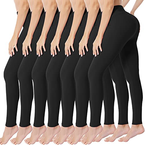 VALANDY Creamlush Women's High Waist Yoga Pants Tummy Control Opaque Workout Running Sports Tights Leggings