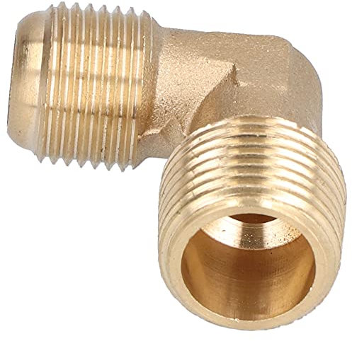 Air Compressor Elbow, Brass 90 Degree Male Pipe to Female Pipe Connect Fittings, Pump Head 1100W/1500W Elbow Compressor Air Pump Accessories