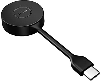 Jabra Link 400 USB-C DECT Adapter - Tragbarer und langlebiger Dongle mit bis zu 150 m geschützter Funkreichweite für ausgewählte Jabra Engage Wireless Headsets - MS Variante - Schwarz, 14205-41