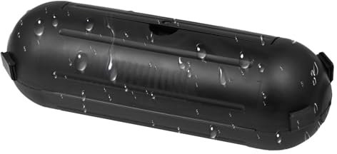 Boîtier de Sécurité Fiche et Prise, Boitier Protection Prise Electrique Exterieur, Boîtier de Protection Etanche pour Rallonge, Prolongateur Jardin, Rallonge Prise, Boite Cache Prise Electrique
