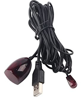 KIMISS Cavo USB Ricevitore IR Multiuso, Prolunga per Telecomando a Infrarossi con Gamma Ad Alta Frequenza, Adatto per Set Top Box Domestici e Alberghieri, Cavo USB per