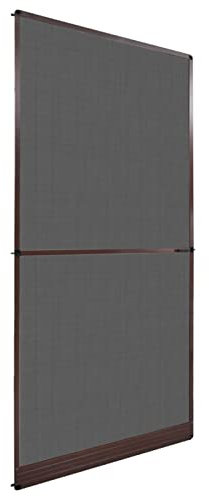 Homgoday Zanzariera a battente marrone per porte 120 x 240 cm porta di casa porta di casa
