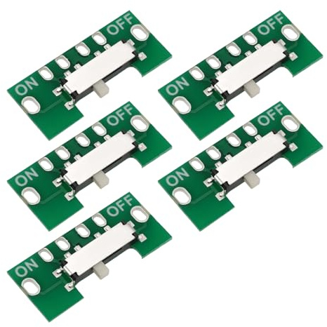 Skapa idé 5 st spelkonsol strömbrytare reparation ersättningsdel kompatibel med GBA kompatibel med Gameboy Advance AGB-001