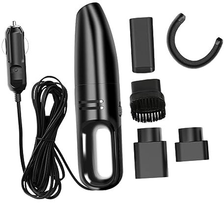 MOBUTOFU 120w Aspirapolvere Portatile Auto Senza Fili Aspiratore Per Pulizia Interni Auto Potente Design Compatto e Leggero Per Tappetini Tastiere e Ventilazione