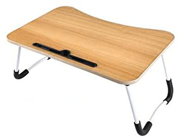 Laptopskrivbord, hopfällbart sängbord, bärbart multifunktion, sängbricka bord med förvaringslåda och muggplats, laptopstativ frukost sängbricka för soffa, säng, terrass, balkong, trädgård