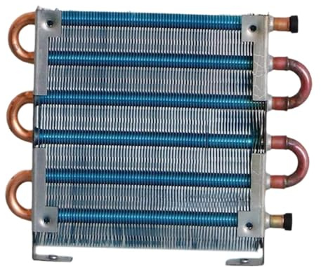Milageto Small Condenser Radiator Evaporator Compact Copper Tube,Aluminum Fin for Refrigerator Freezer Heat Exchanger for Industrial