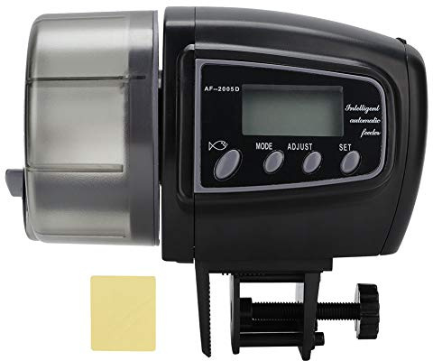 Schermo LCD Alimentatore automatico per pesci d'acquario Timing Distributore di cibo per pesci Accessori per acquari