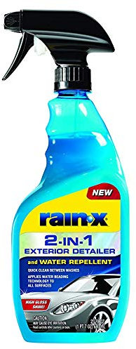 RAIN-X PULIZIA VETRI AUTO E CASA PULIZIA E TRATTAMENTO REPELLENTE ACQUA 2IN1